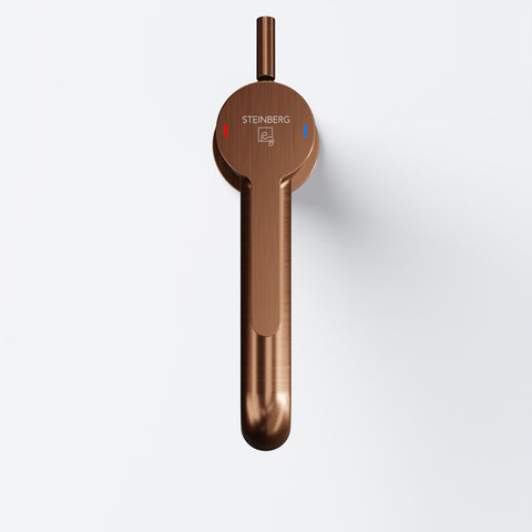 Brushed Copper Mit Ablaufgarnitur