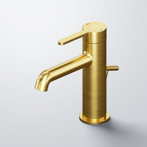 Brushed Gold Mit Ablaufgarnitur