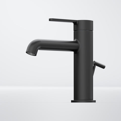 Matt Black Mit Ablaufgarnitur