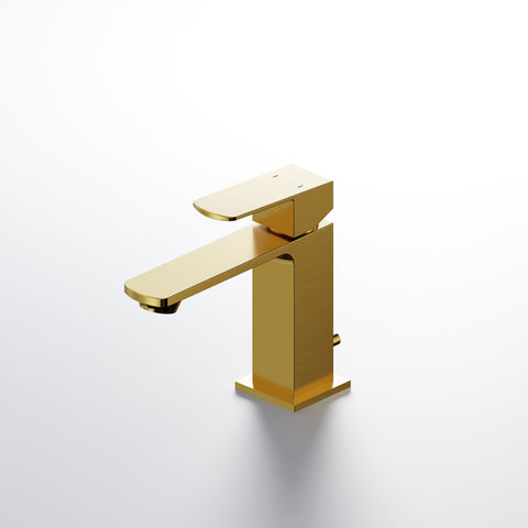 Brushed Gold Mit Ablaufgarnitur
