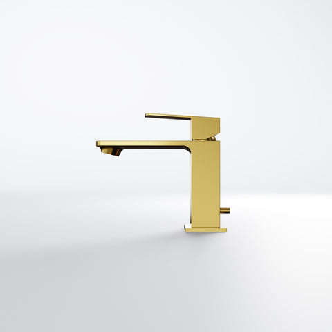 Brushed Gold Mit Ablaufgarnitur