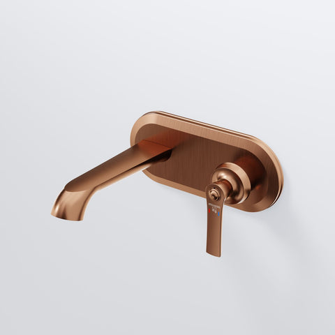 Serie 350 Waschtisch-Wand-Einhebelmischer (Fertigmontageset)