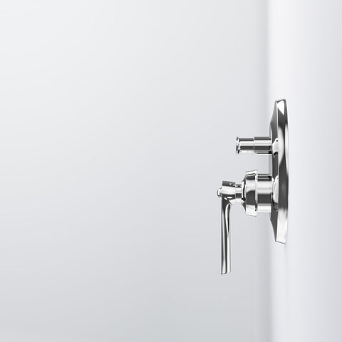 Serie 350 Fertigmontageset für Wanne/Brause-Einhebelmischer mit Umsteller