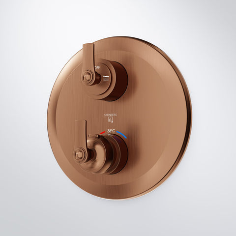 Serie 350 Fertigmontageset für Unterputzthermostat mit 2-Wege-Umsteller