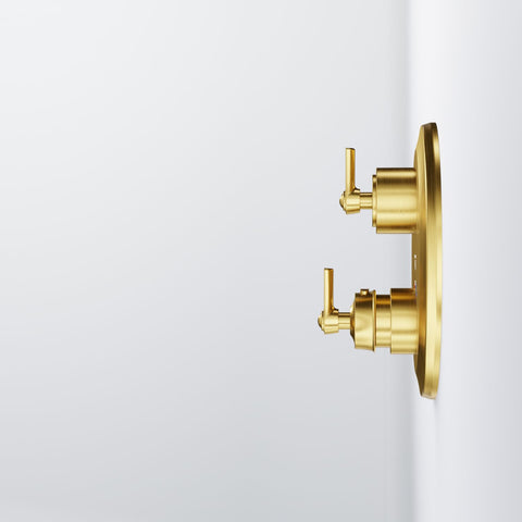 Serie 350 Fertigmontageset für Unterputzthermostat mit 2-Wege-Umsteller