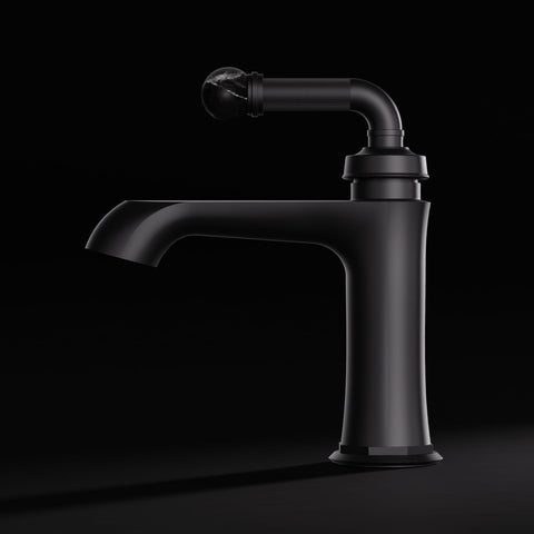 Matt Black / Nero Marquina Ohne Ablaufgarnitur