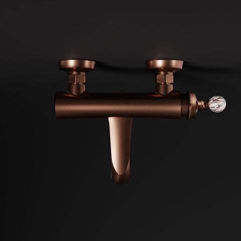 Brushed Copper / Calacatta Viola