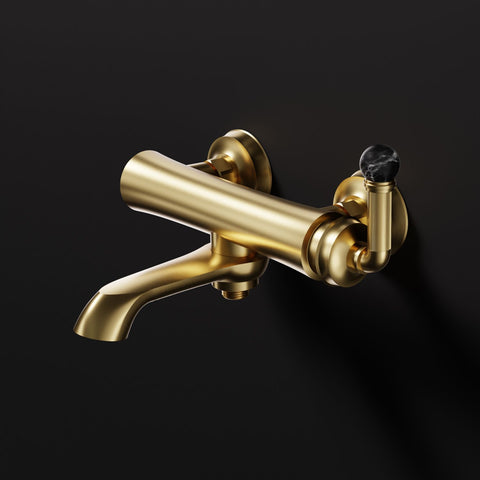 Brushed Gold / Nero Marquina