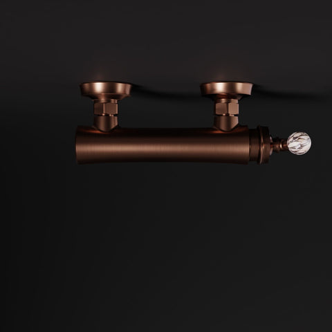 Brushed Copper / Calacatta Viola