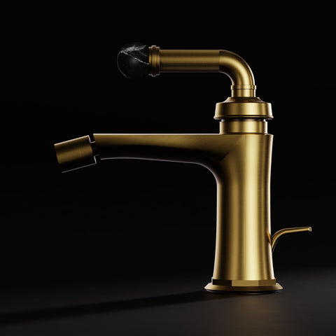 Brushed Gold / Nero Marquina