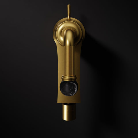 Brushed Gold / Nero Marquina