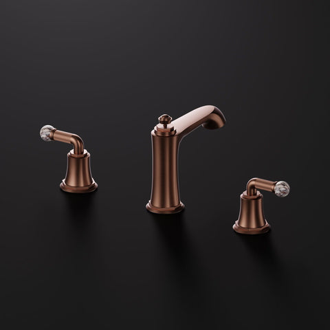 Brushed Copper / Calacatta Viola Mit Ablaufgarnitur