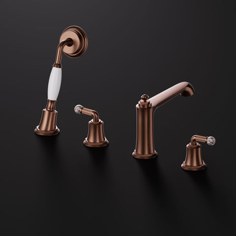 Brushed Copper / Calacatta Viola