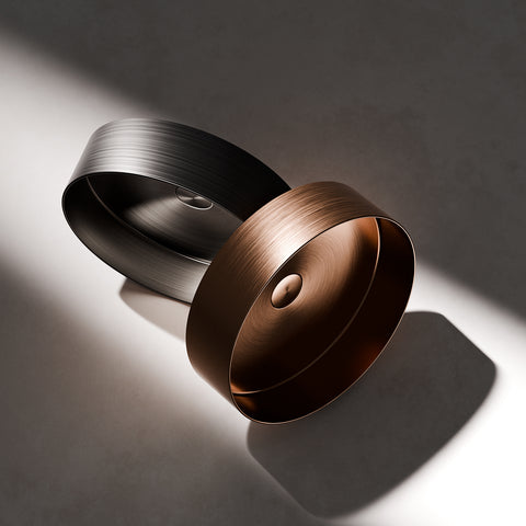 Brushed Copper Mit Ablaufgarnitur