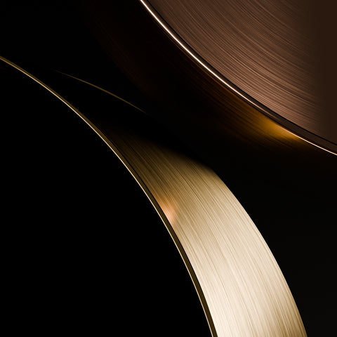 Brushed Gold Mit Ablaufgarnitur