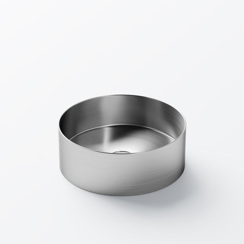 Brushed Steel Mit Ablaufgarnitur