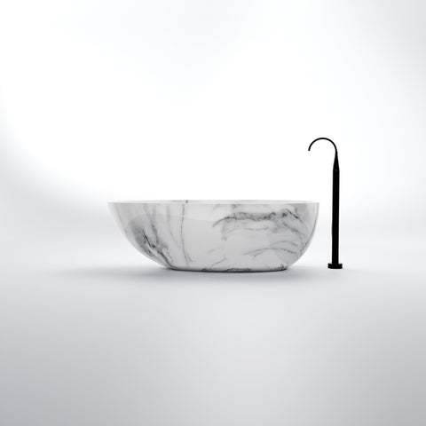Light Marble Mit Ablaufgarnitur