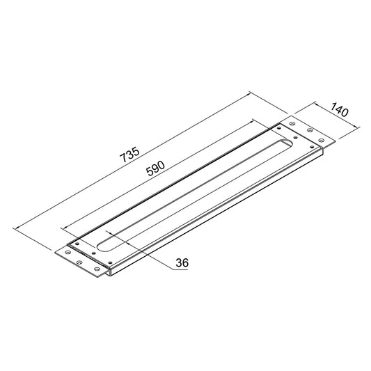 Series 100 Mounting plate