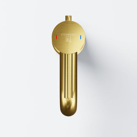 Brushed Gold Mit Ablaufgarnitur