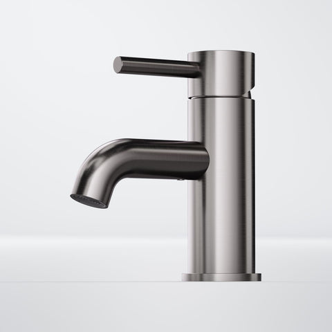 Brushed Gun Metal Ohne Ablaufgarnitur