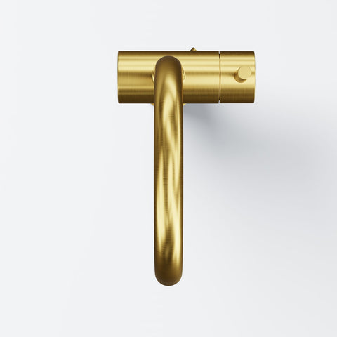 Brushed Gold Mit Ablaufgarnitur