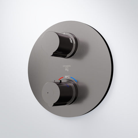Serie 100 Fertigmontageset für Unterputzthermostat mit 2-Wege-Umsteller