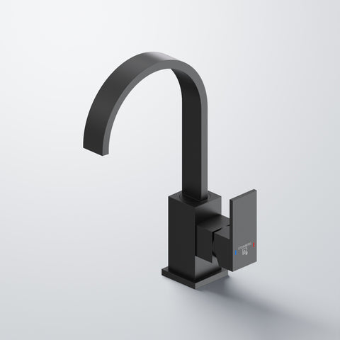 Matt Black Mit Ablaufgarnitur