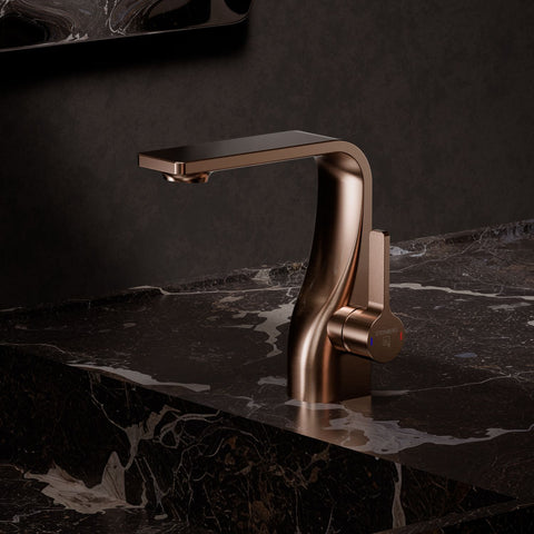 Brushed Copper Mit Ablaufgarnitur