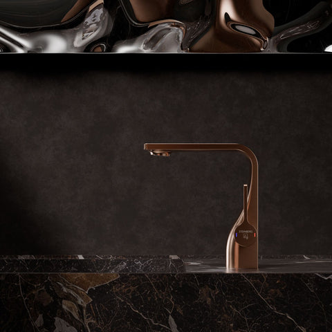 Brushed Copper Ohne Ablaufgarnitur