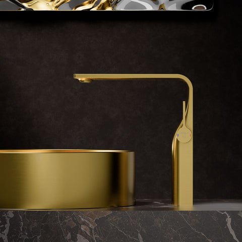 Brushed Gold Ohne Ablaufgarnitur