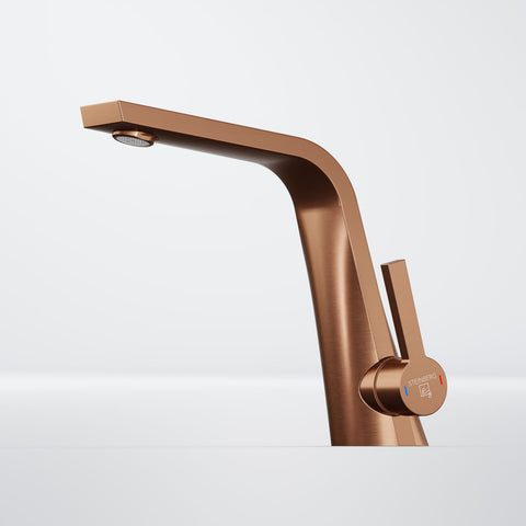 Brushed Copper Mit Ablaufgarnitur