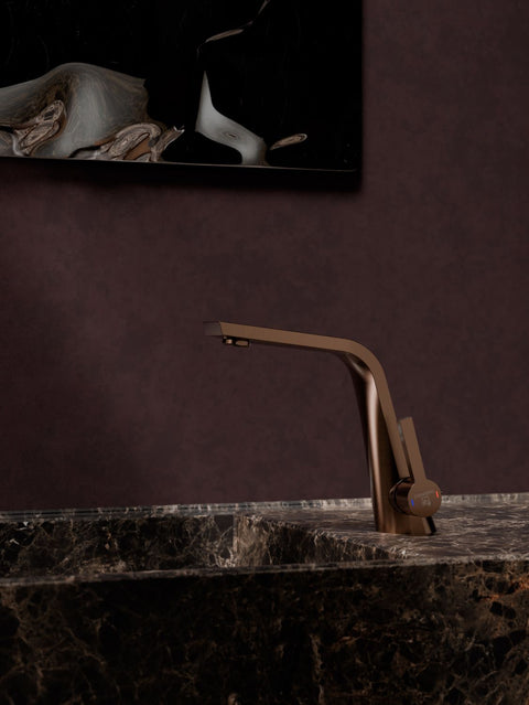 Brushed Copper Mit Ablaufgarnitur