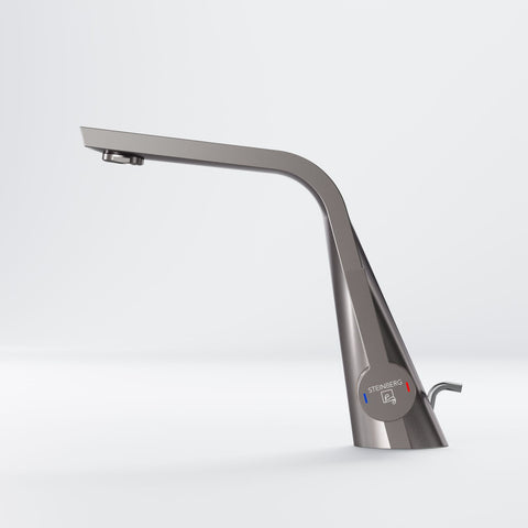 Brushed Gun Metal Mit Ablaufgarnitur