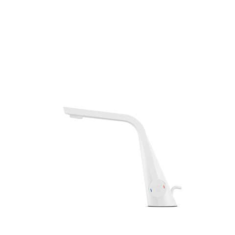 Matt White Mit Ablaufgarnitur