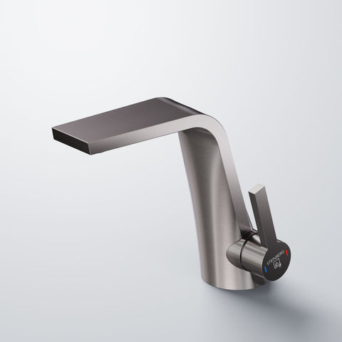 Brushed Gun Metal Ohne Ablaufgarnitur