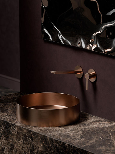 Brushed Copper Ohne Ablaufgarnitur