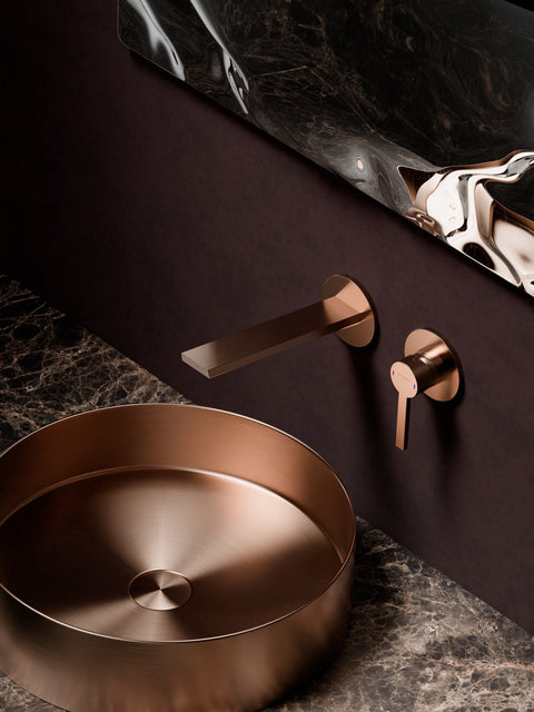 Brushed Copper Ohne Ablaufgarnitur