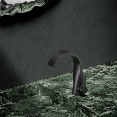 Matt Black Mit Ablaufgarnitur