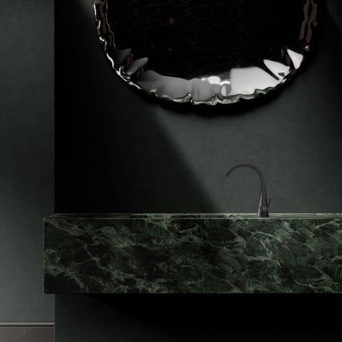Matt Black Mit Ablaufgarnitur