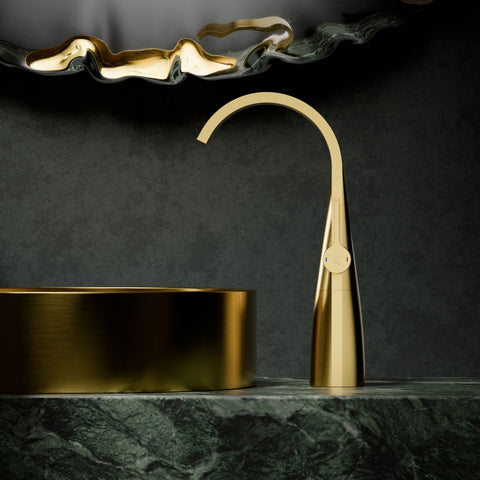Brushed Gold Ohne Ablaufgarnitur