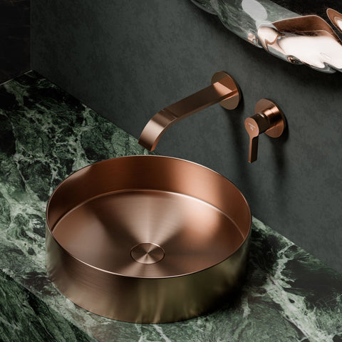 Brushed Copper Ohne Ablaufgarnitur