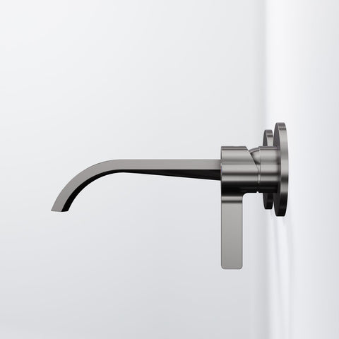 Brushed Gun Metal Ohne Ablaufgarnitur