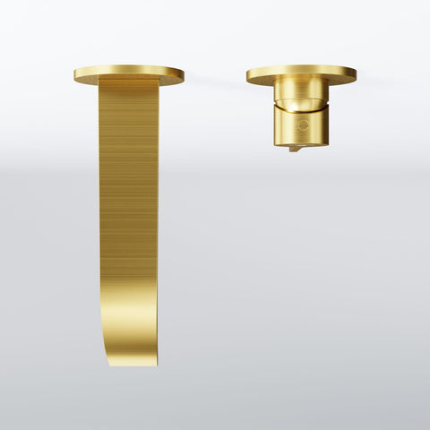 Brushed Gold Ohne Ablaufgarnitur