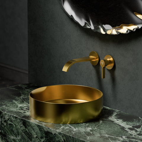 Brushed Gold Ohne Ablaufgarnitur