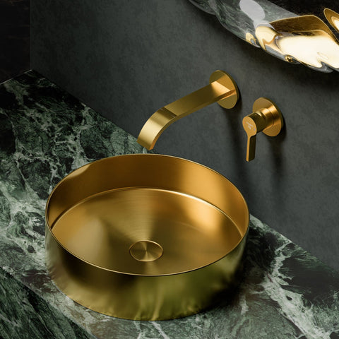 Brushed Gold Ohne Ablaufgarnitur