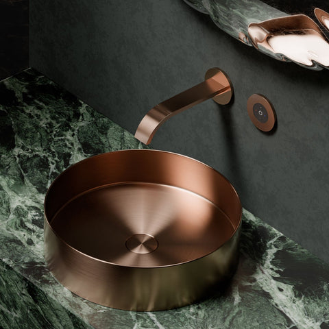 Brushed Copper Ohne Ablaufgarnitur