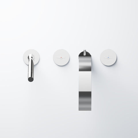 Series 280 4-hole deck mounted bath mixer