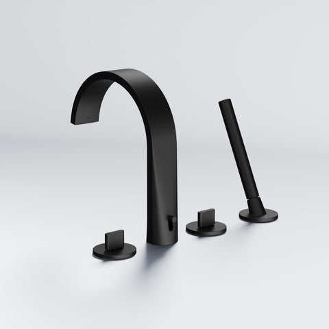 Series 280 4-hole deck mounted bath mixer