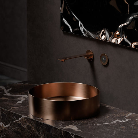 Brushed Copper Ohne Ablaufgarnitur