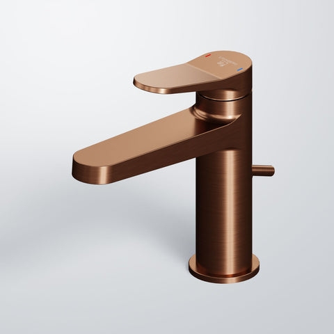 Brushed Copper Mit Ablaufgarnitur